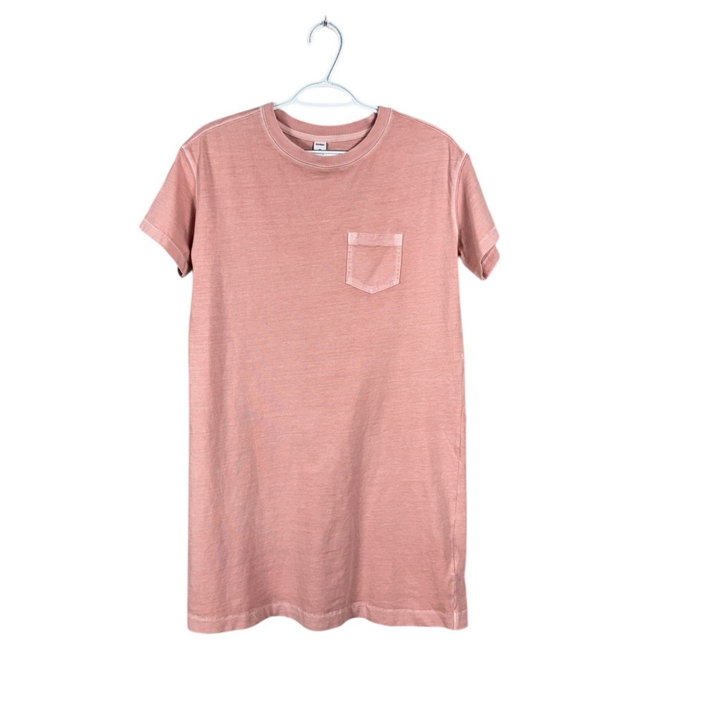 Old Navy Loose Vintage Garment Dyed T Shirt Shift Dress XS Clean Girl Athleisure